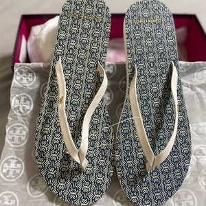 Tory Burch flip flops size 9
